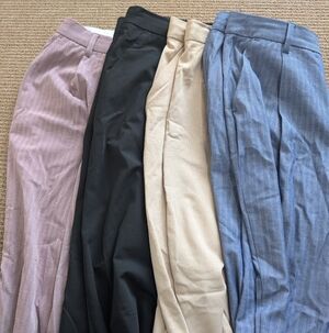 Banana Republic Women Work Pants Tapered Trousers Bundle Size 12 Petite